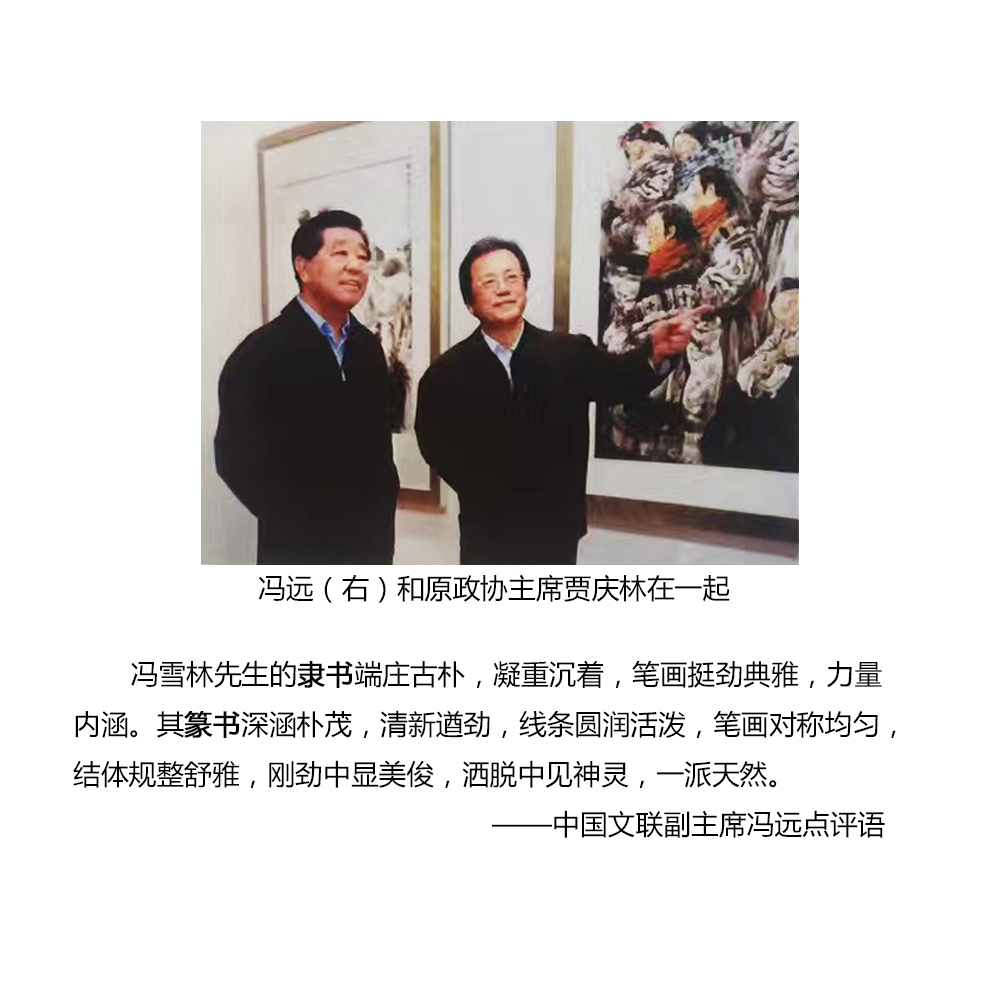 中國文聯(lián)副主席馮遠(yuǎn)點(diǎn)評(píng)馮雪林書法