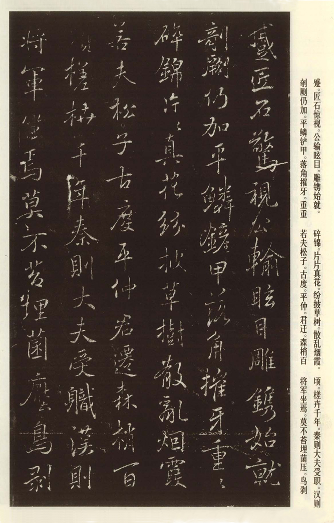褚遂良《枯樹賦》書法欣賞